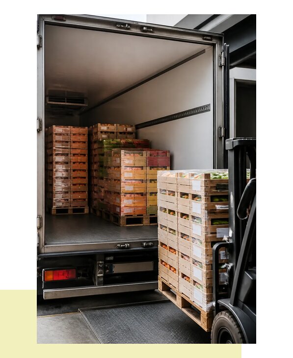 Перевозка сельхозпродукции на паллетах с доставкой в Шелехов